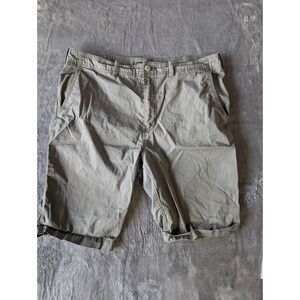 Express Mens Khaki Cargo Shorts Size 34 Casual Outdoor Summer